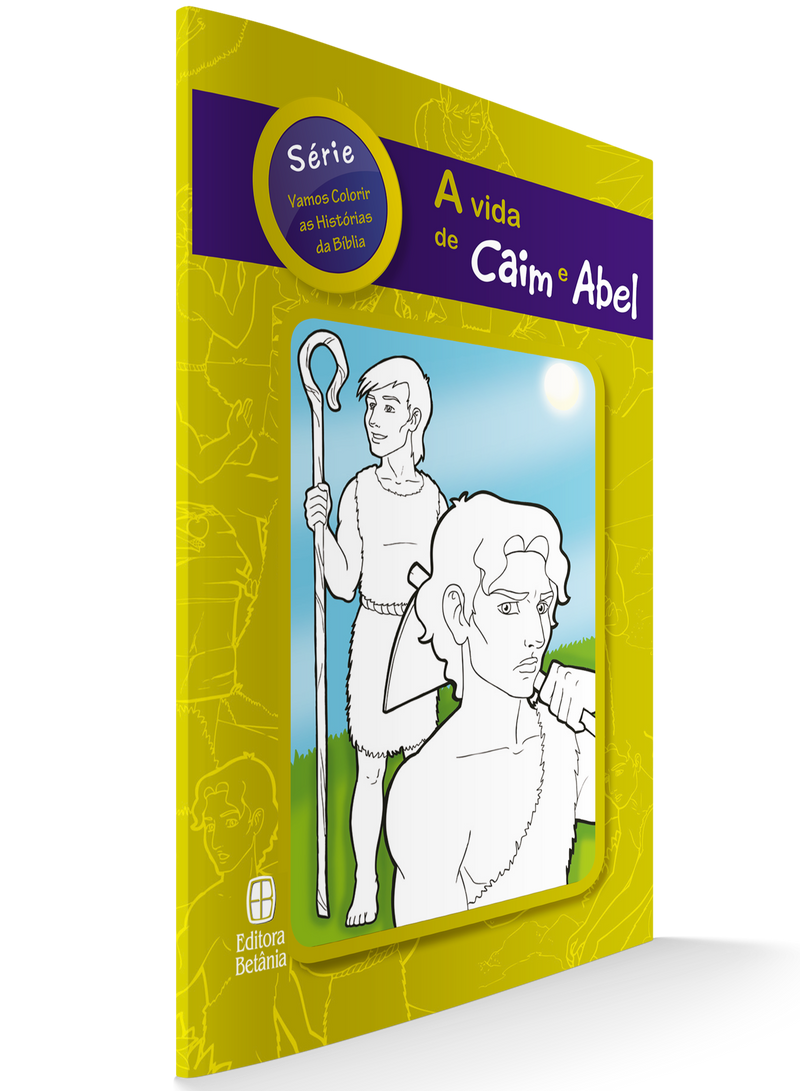 Livro Para Colorir | A Vida de Caim e Abel | Editora Betânia