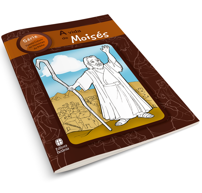 Livro Para Colorir | A Vida de Moisés | Editora Betânia