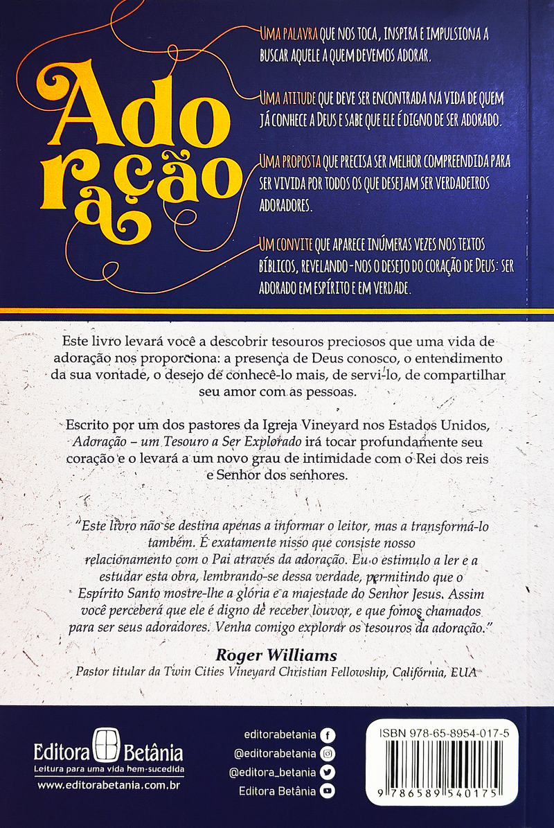 Adoração: Um Tesouro a Ser Explorado | Roger Willians