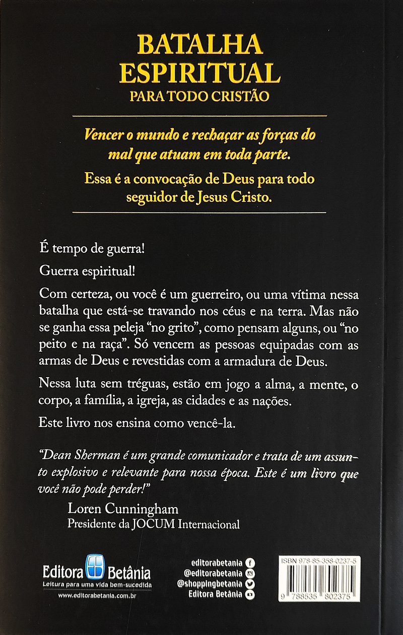 Batalha Espiritual Para Todo Cristão | Dean Sherman e Bill Payne