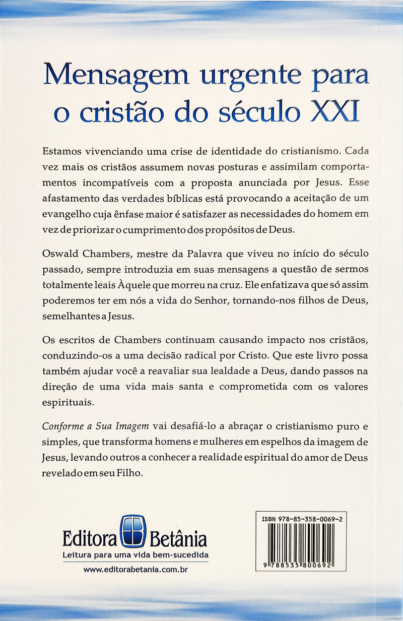 Conforme a Sua Imagem | Oswald Chambers