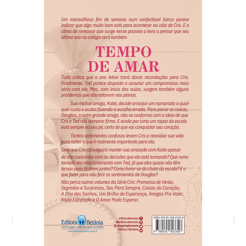 Cris Vol. 10 | Tempo de Amar | Robin Jones Gunn | Nova Edição
