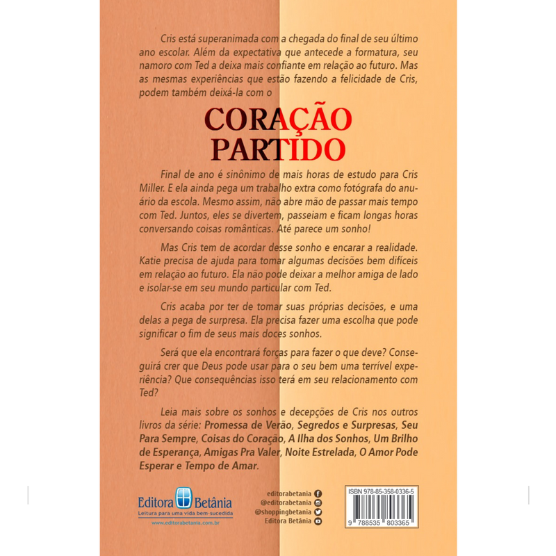 Cris Vol. 11 | Coração Partido | Robin Jones Gunn | Nova Edição