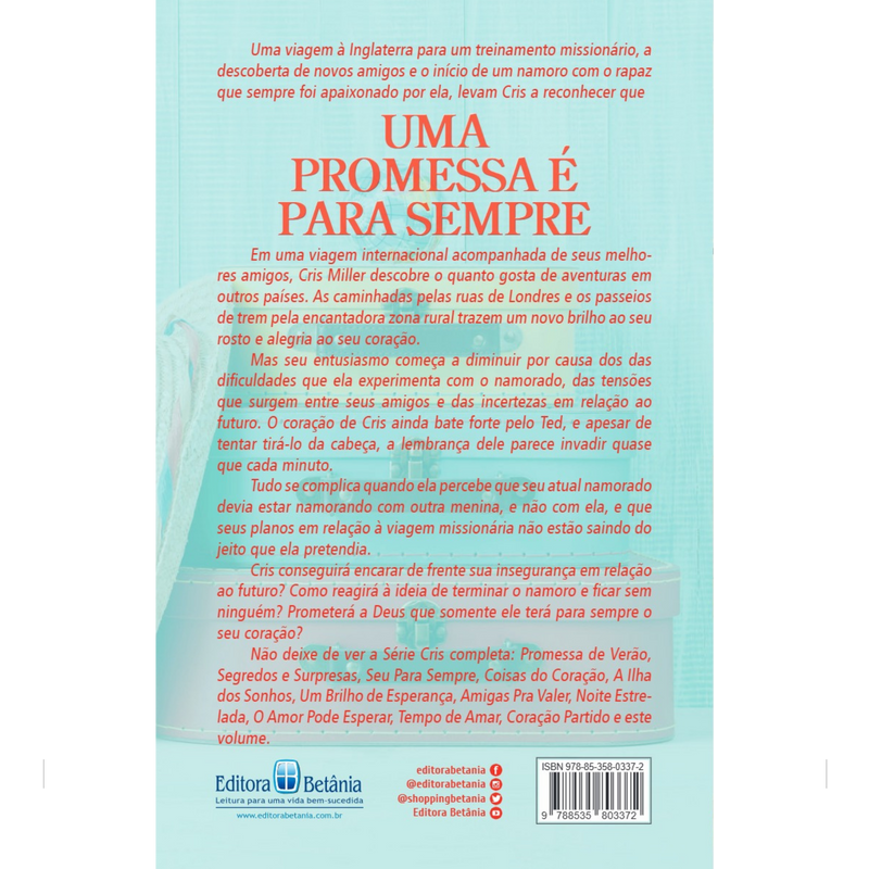 Cris Vol. 12 | Uma Promessa é Para Sempre | Robin Jones Gunn | Nova Edição