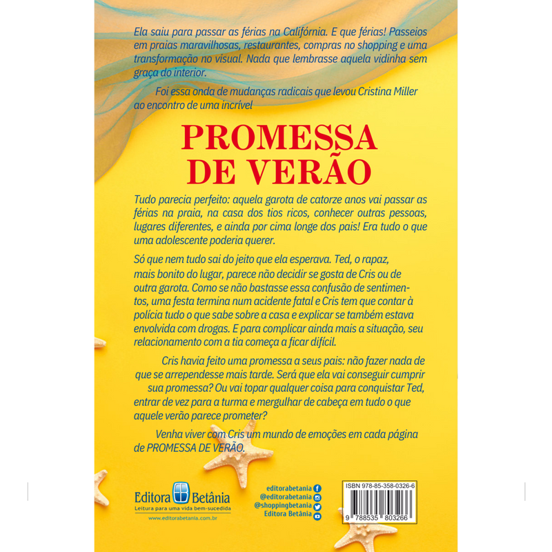 Cris Vol. 01 | Promessa de Verão | Robin Jones Gunn | Nova Edição
