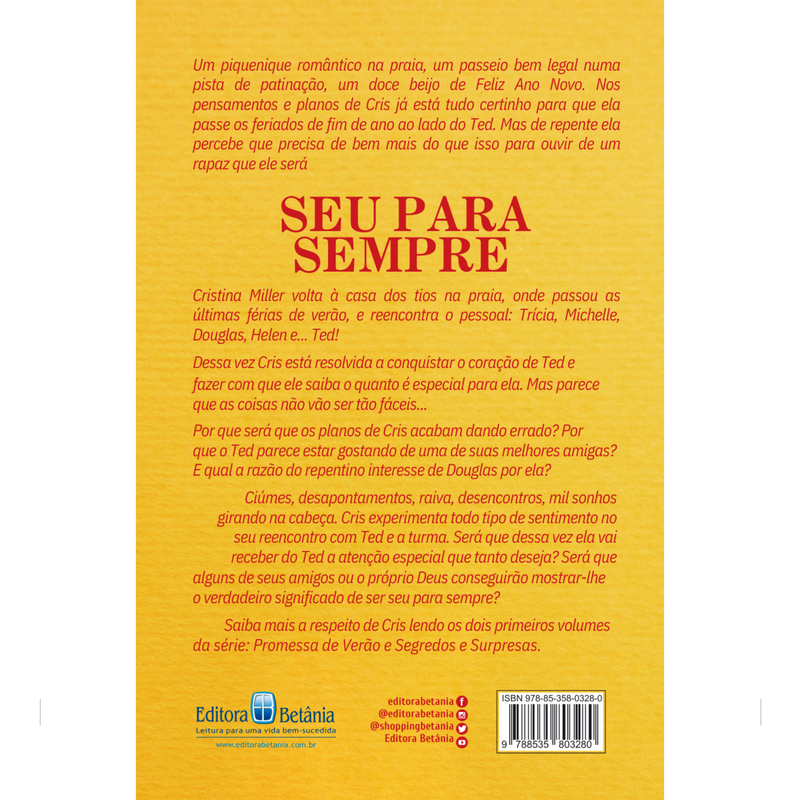 Cris Vol. 03 | Seu Para Sempre | Robin Jones Gunn | Nova Edição