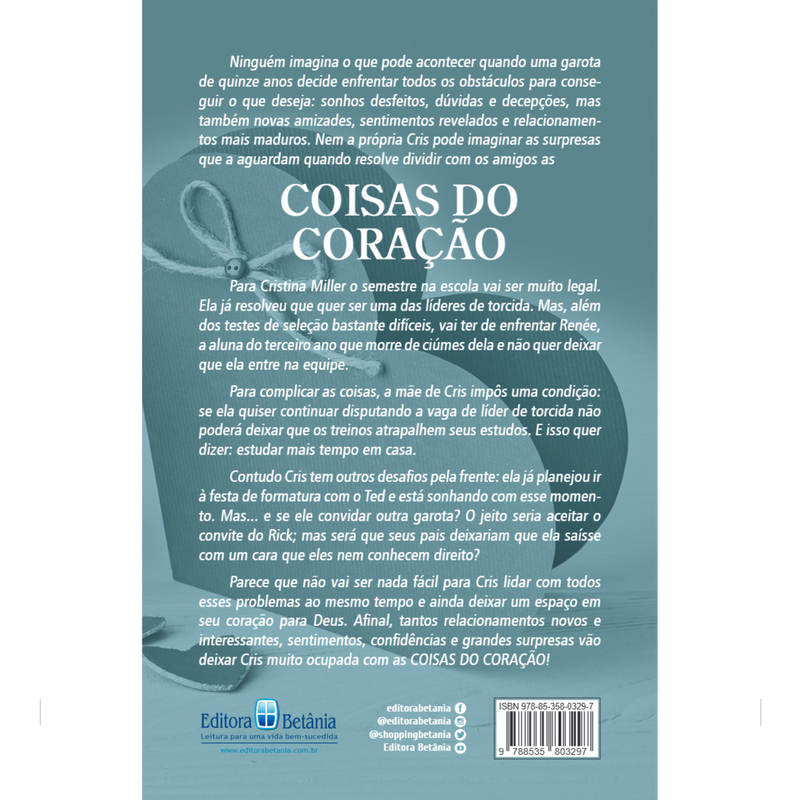 Cris Vol. 04 | Coisas do Coração | Robin Jones Gunn | Nova Edição