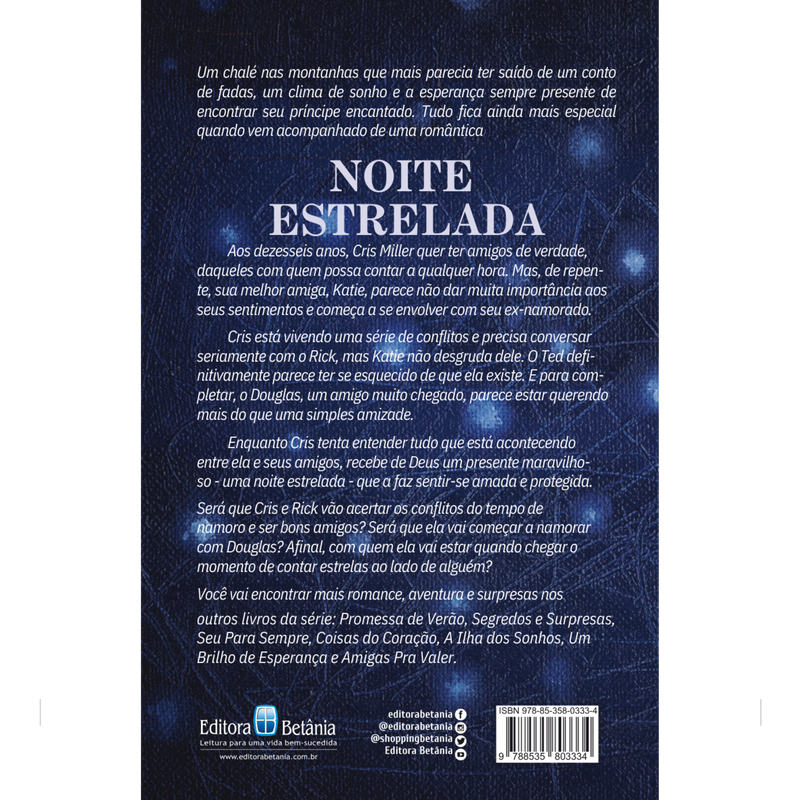 Cris Vol. 08 | Noite Estrelada | Robin Jones Gunn | Nova Edição