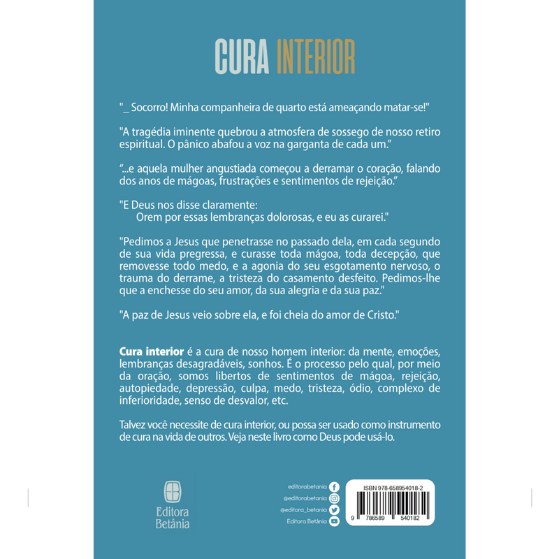 Cura Interior | Betty Tapscott | Nova Edição