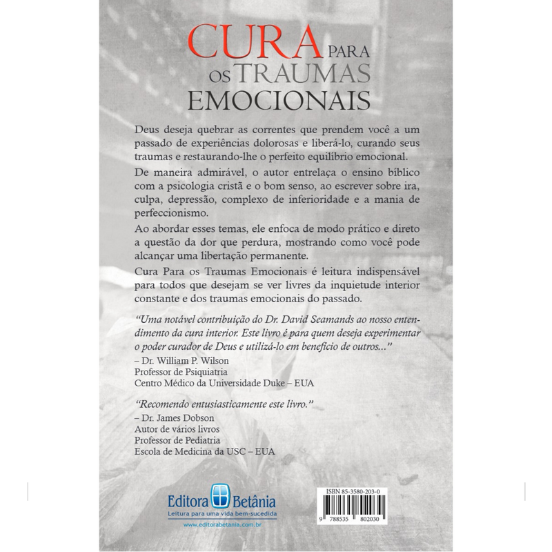 Cura Para os Traumas Emocionais | David Seamands