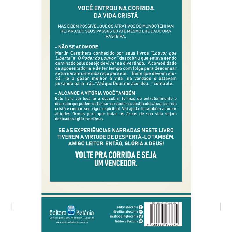 Diga Não ao Comodismo e Volte Pra Corrida | Merlin Carothers