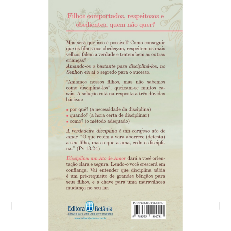 Disciplina: Um Ato de Amor | Roy Lessin