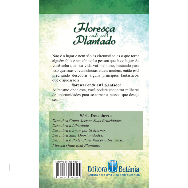 LIVRETE | Floresça Onde Está Plantado | Robert Schuller
