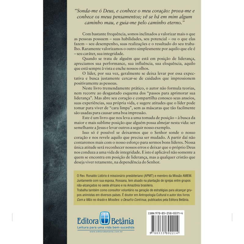Liderança e Integridade | Ronaldo Lidório
