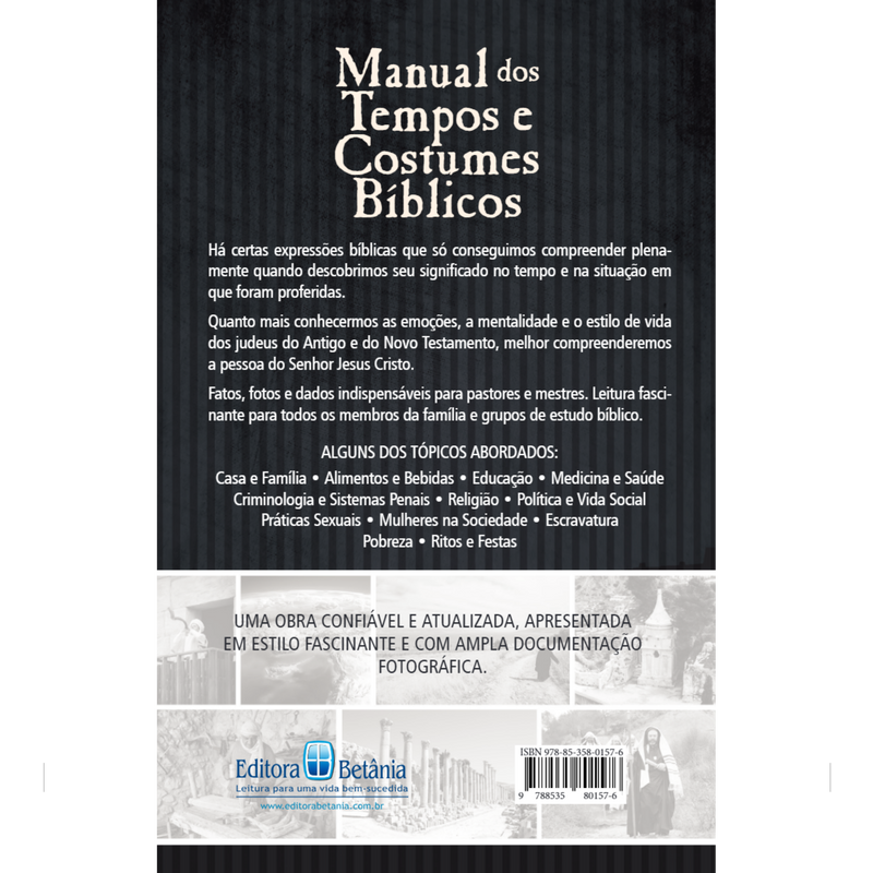 Manual dos Tempos e Costumes Bíblicos | William L. Coleman