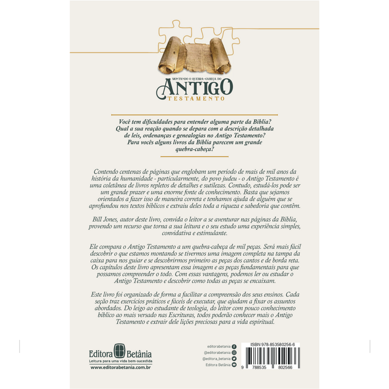 Montando o Quebra-Cabeça do Antigo Testamento | Bill Jones