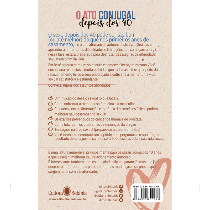 O Ato Conjugal Depois dos 40 | Tim e Beverly LaHaye | Capa Nova