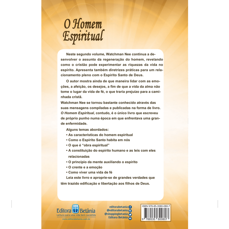 O Homem Espiritual Vol. 2 | Watchman Nee