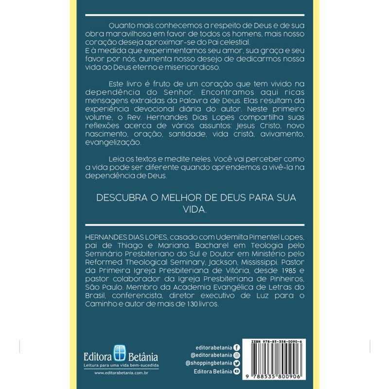 O Melhor de Deus Para Sua Vida Vol. 1 | Hernandes Dias Lopes