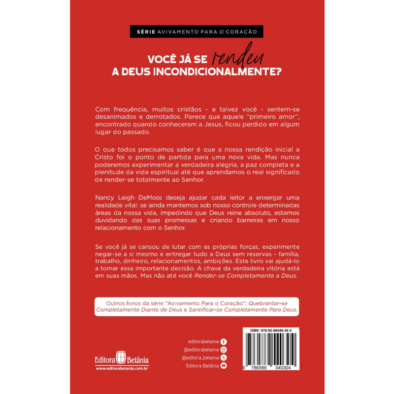 Render-se Completamente a Deus | Nancy Leigh DeMoss