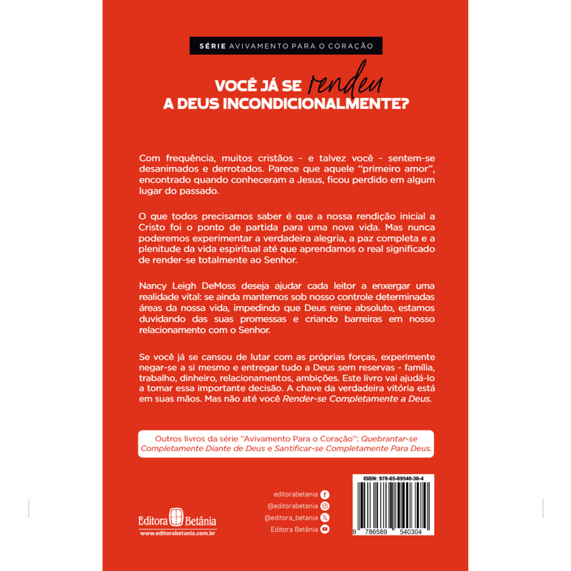 Render-se Completamente a Deus | Nancy Leigh DeMoss