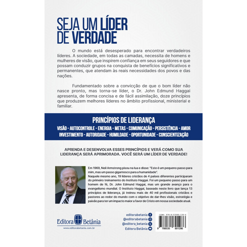 Seja um Líder de Verdade | Jonh Haggai | Nova Capa